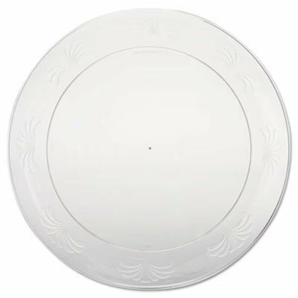 WNA, Designerware Plastic Plates, 9 Inches, Clear, Round, Wna, Mfr#: DWP9180